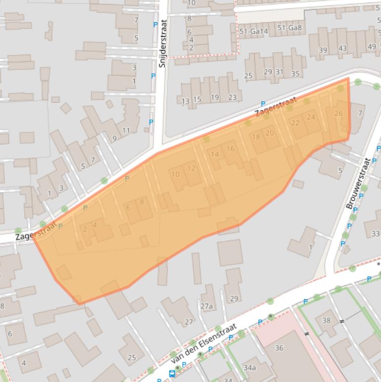 Kaart van postcodegebied 5694AV.