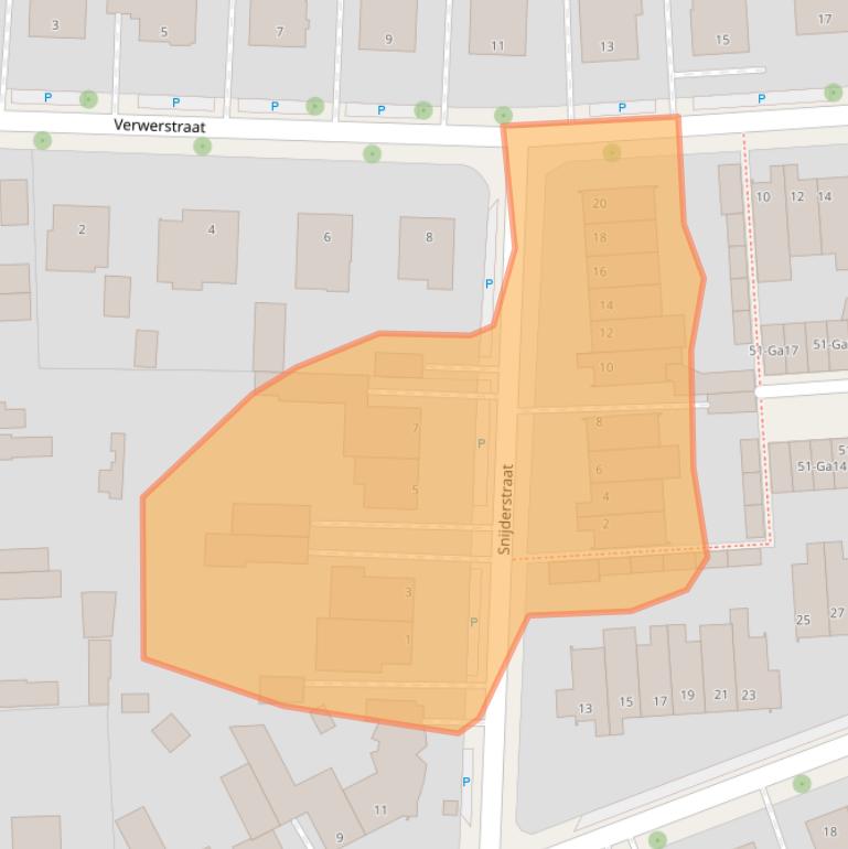 Kaart van postcodegebied 5694BA.