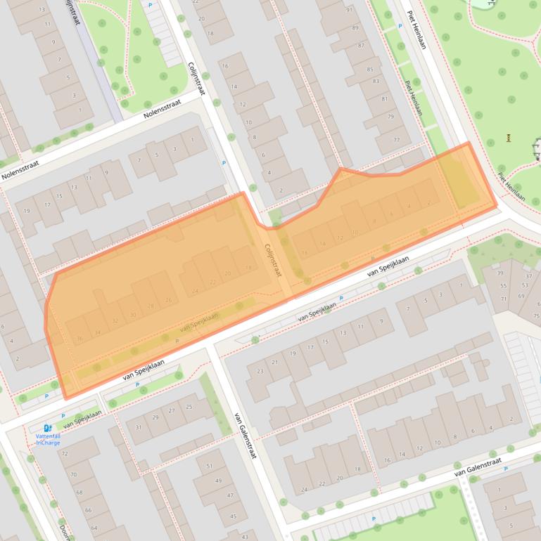 Kaart van postcodegebied 5694CH.