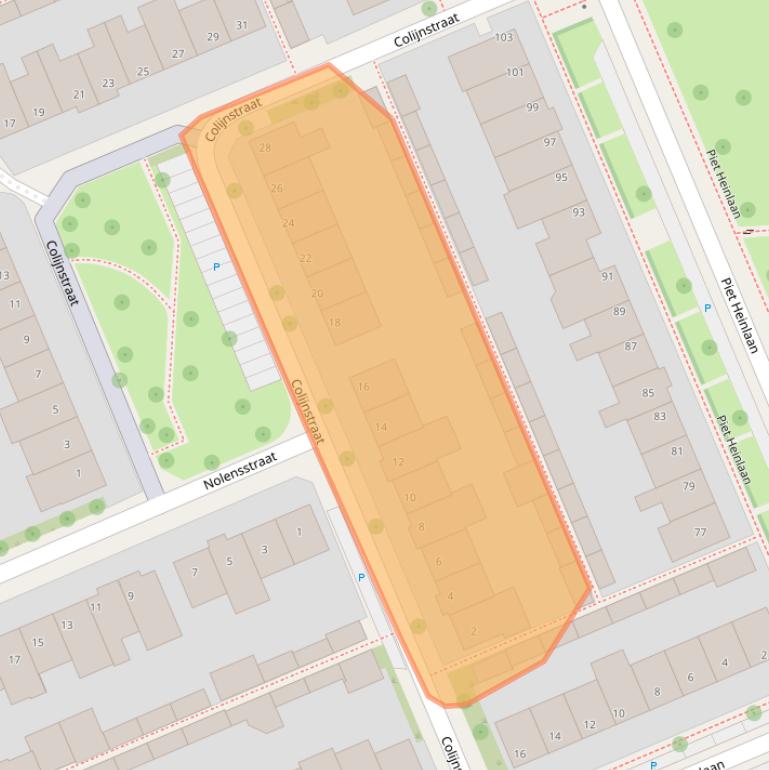 Kaart van postcodegebied 5694CK.