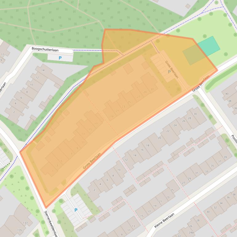 Kaart van postcodegebied 5694LJ.