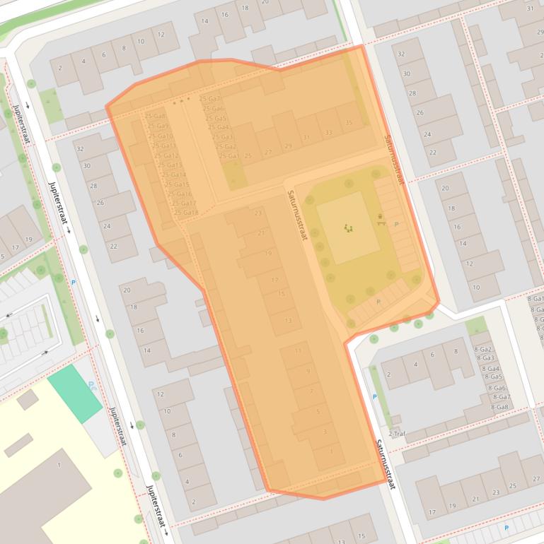 Kaart van postcodegebied 5694TH.