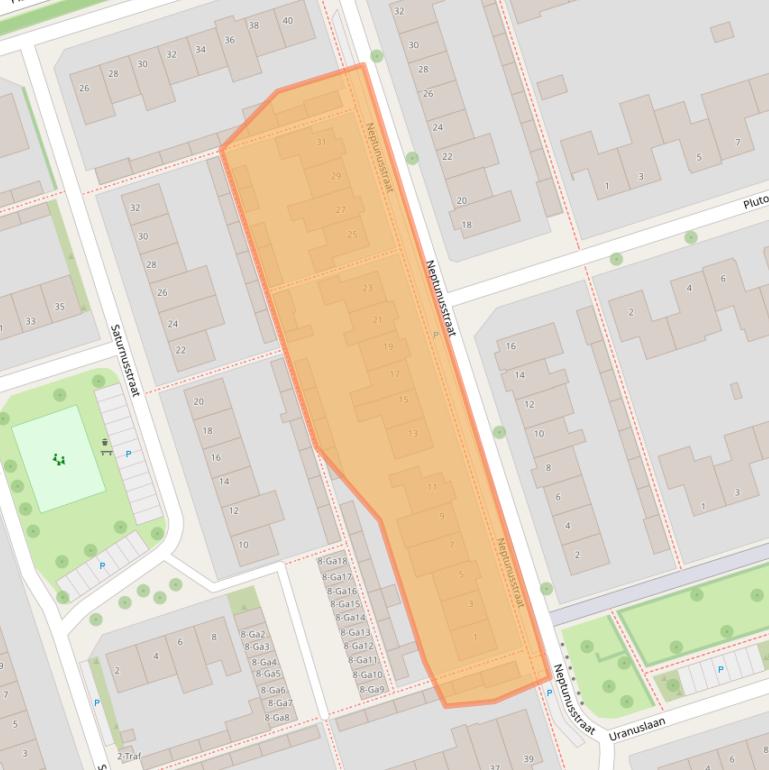 Kaart van postcodegebied 5694TK.