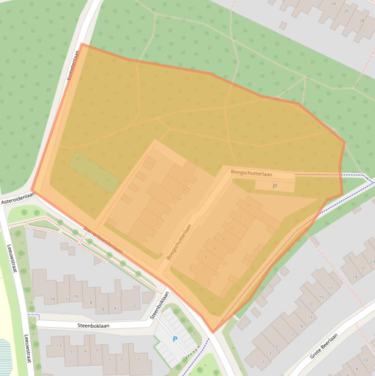 Kaart van postcodegebied 5694VK.