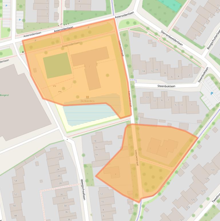 Kaart van postcodegebied 5694VR.