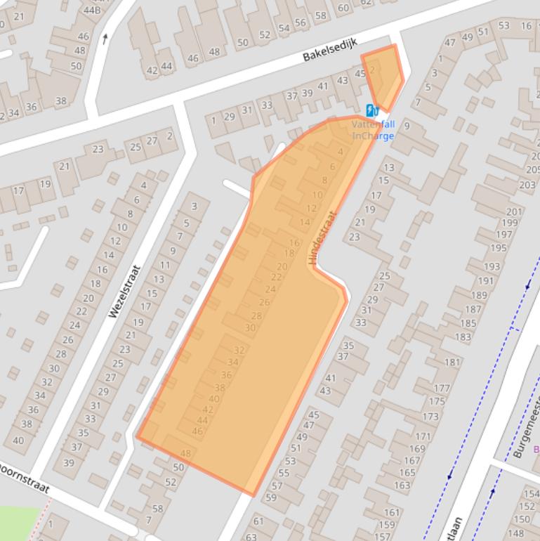 Kaart van postcodegebied 5701GS.