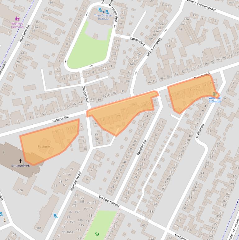 Kaart van postcodegebied 5701HA.