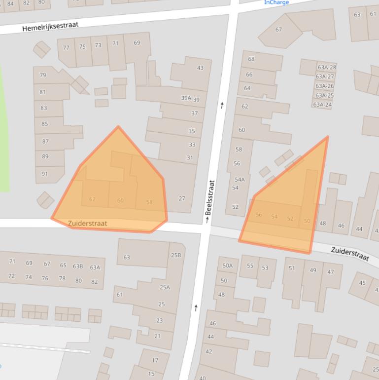 Kaart van postcodegebied 5701LC.