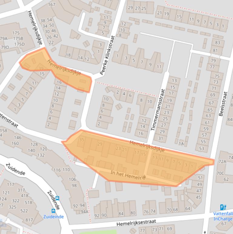 Kaart van postcodegebied 5701MC.