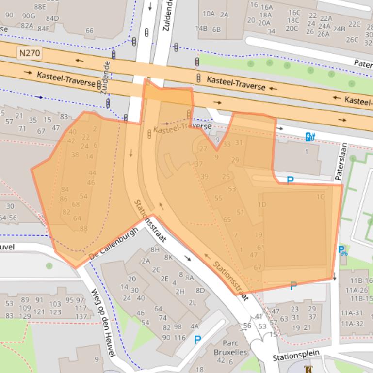 Kaart van postcodegebied 5701MK.
