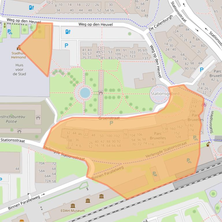 Kaart van postcodegebied 5701MN.