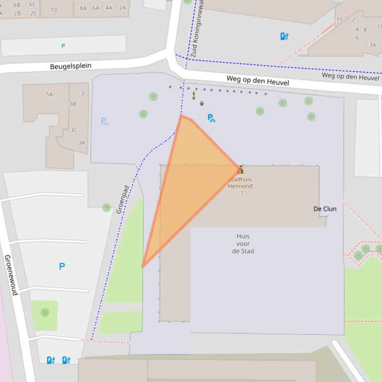 Kaart van postcodegebied 5701MR.