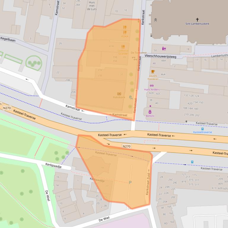 Kaart van postcodegebied 5701PL.