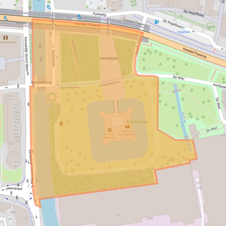 Kaart van postcodegebied 5701PP.