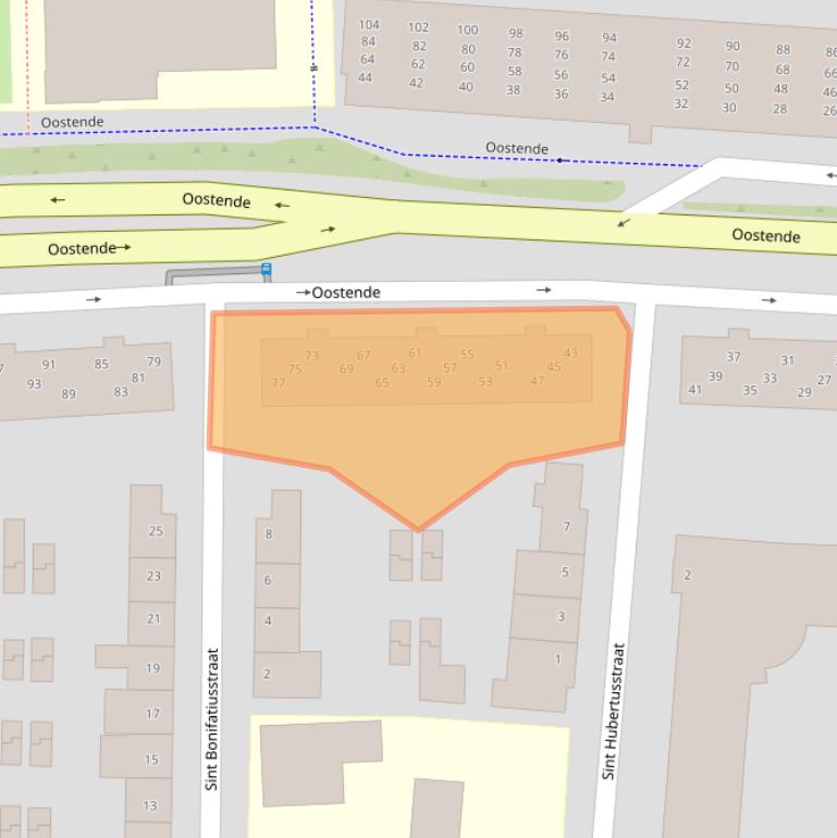 Kaart van postcodegebied 5701SK.