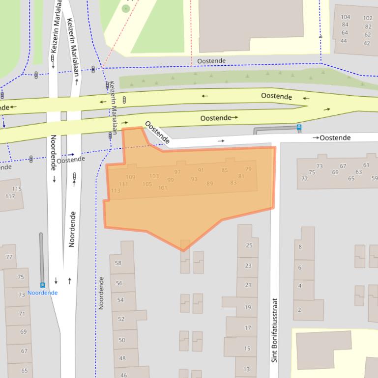 Kaart van postcodegebied 5701SL.