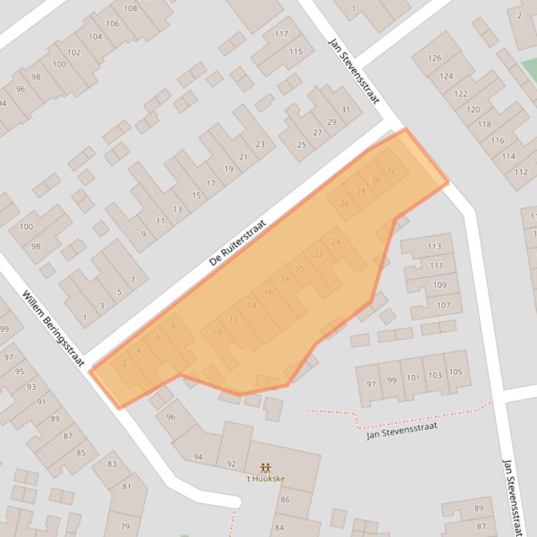 Kaart van postcodegebied 5701ZD.