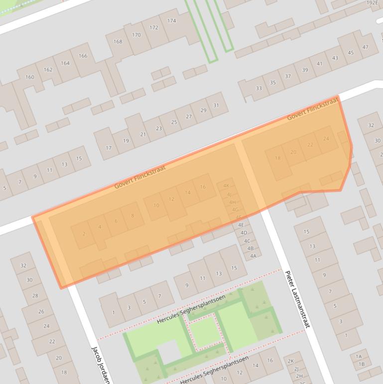 Kaart van postcodegebied 5702CB.