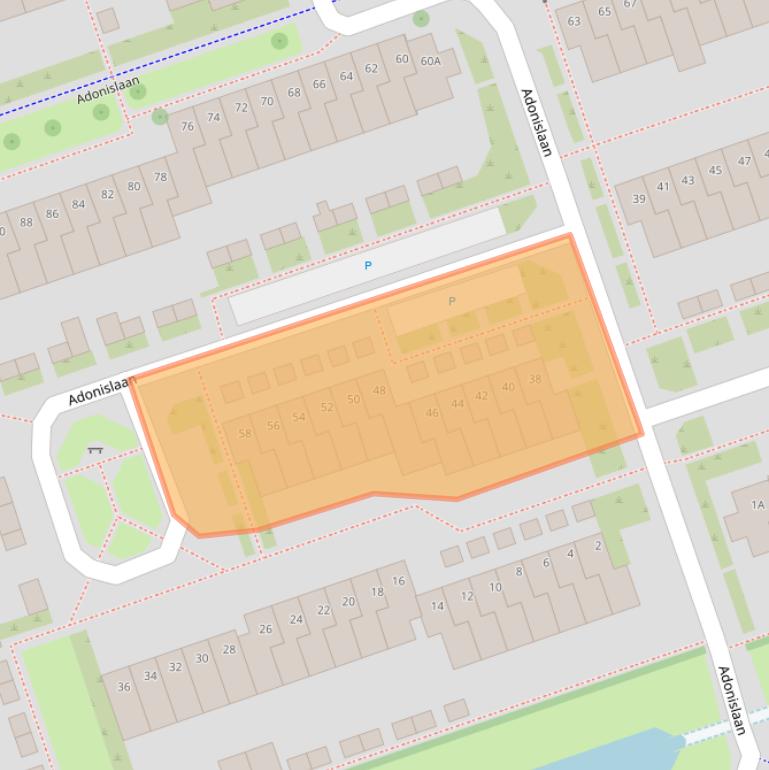 Kaart van postcodegebied 5702GK.