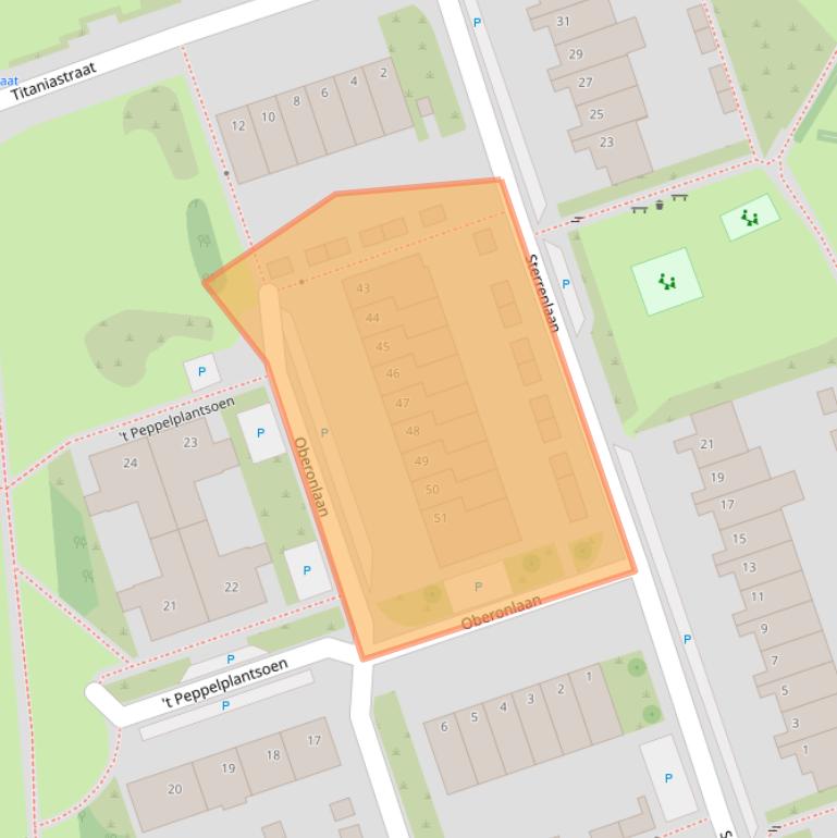 Kaart van postcodegebied 5702HM.