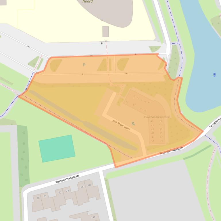 Kaart van postcodegebied 5702HX.