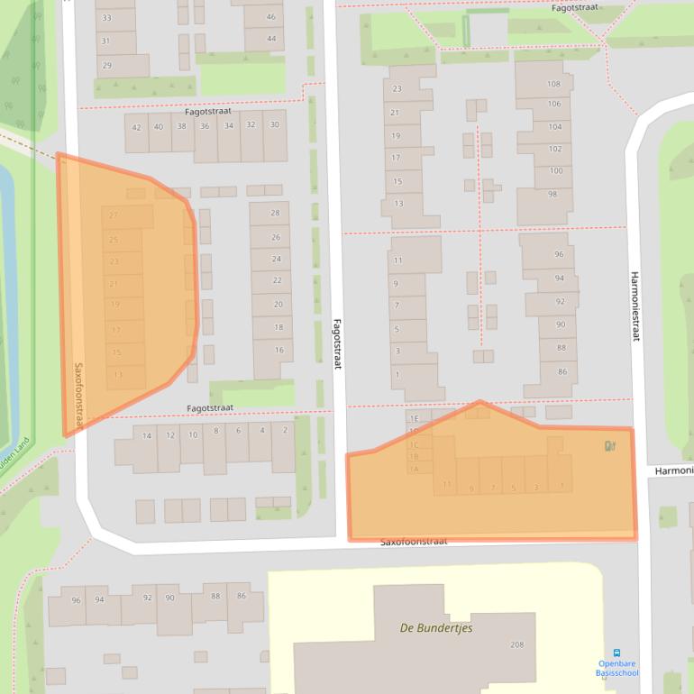 Kaart van postcodegebied 5702KA.