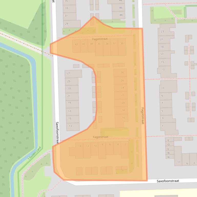 Kaart van postcodegebied 5702KG.