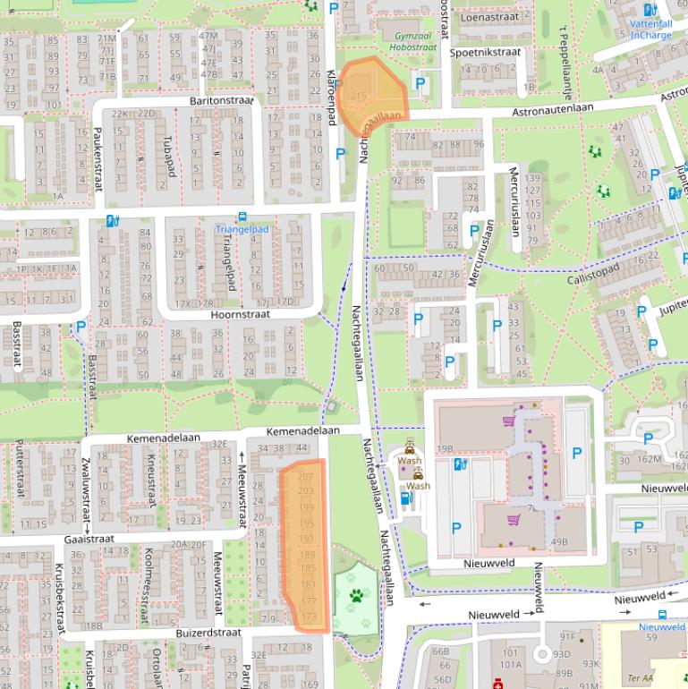 Kaart van postcodegebied 5702KM.