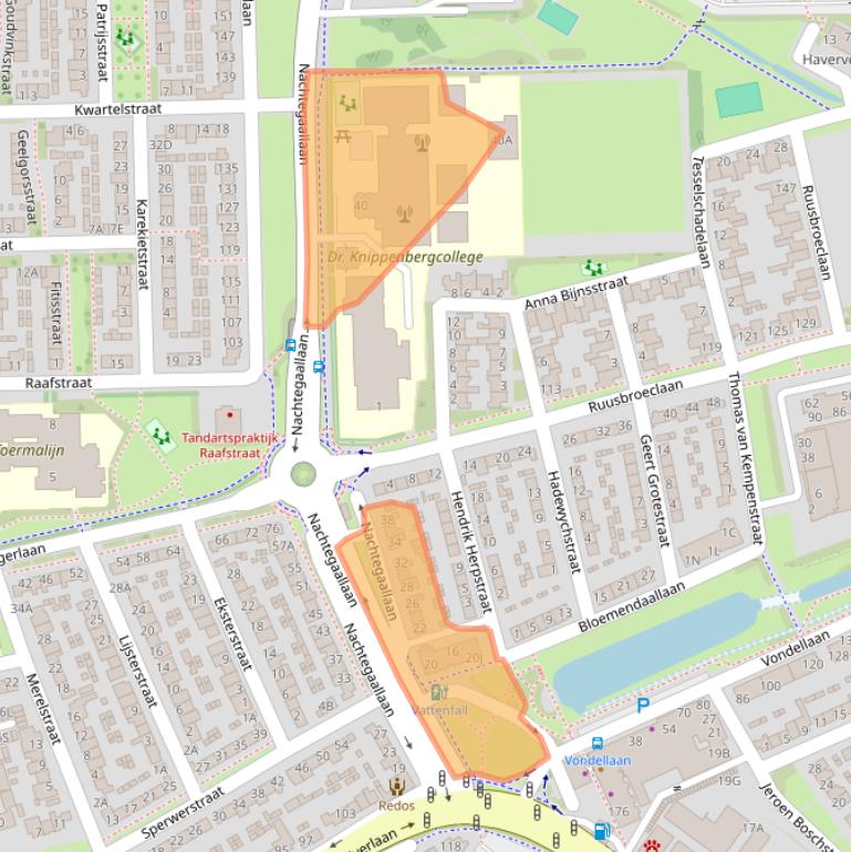 Kaart van postcodegebied 5702KN.