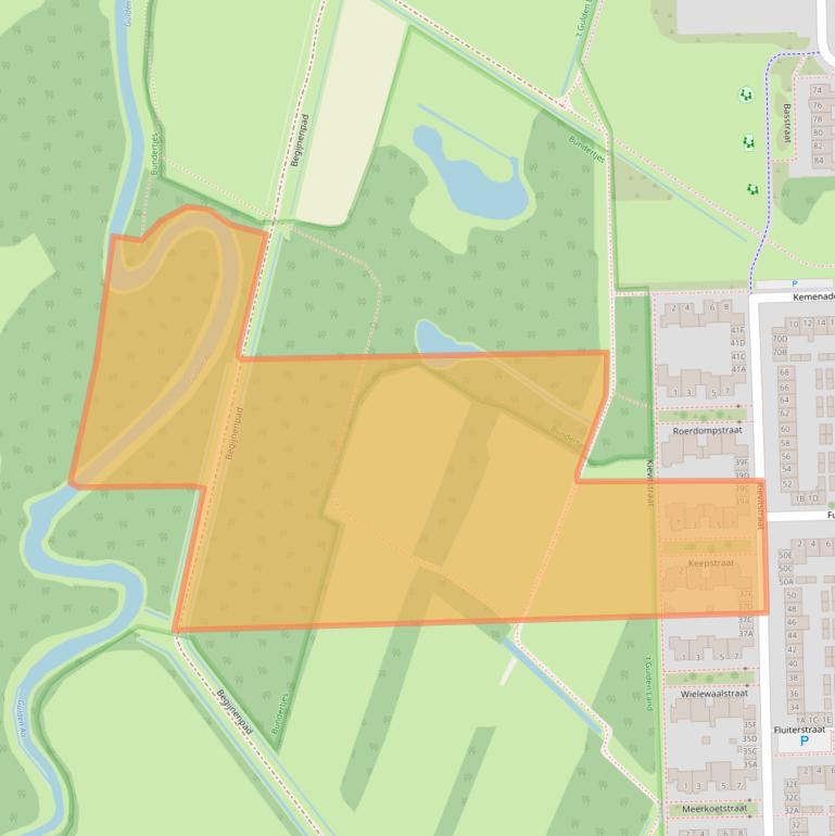 Kaart van postcodegebied 5702LH.