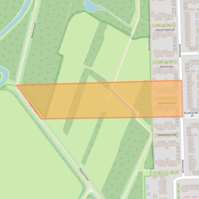 Kaart van postcodegebied 5702LJ.