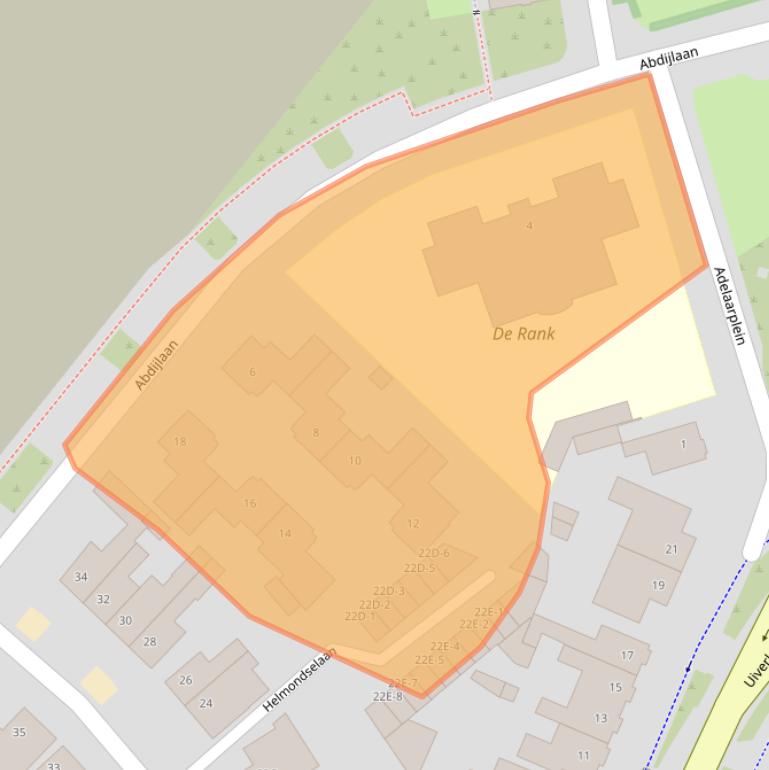 Kaart van postcodegebied 5702NK.