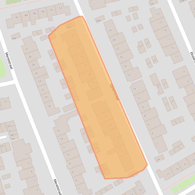 Kaart van postcodegebied 5702PP.