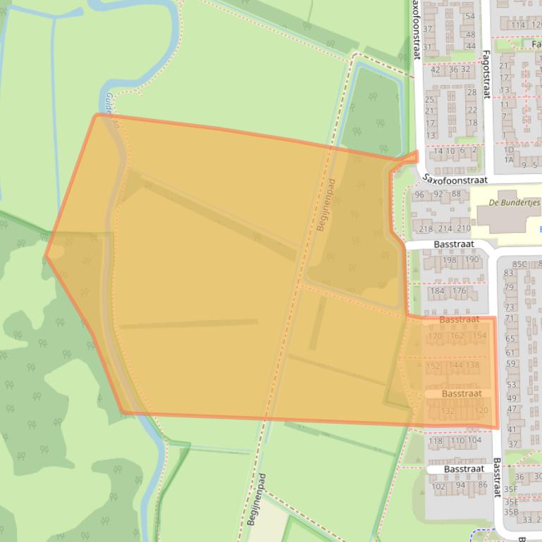 Kaart van postcodegebied 5702SL.