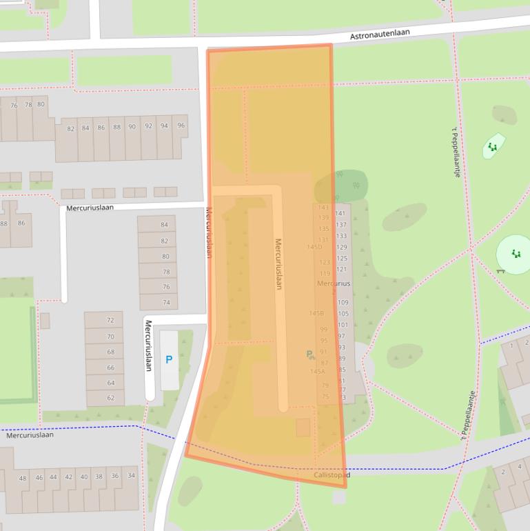 Kaart van postcodegebied 5702TL.