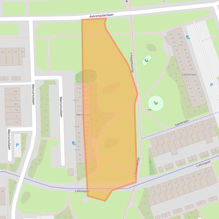 Kaart van postcodegebied 5702TM.