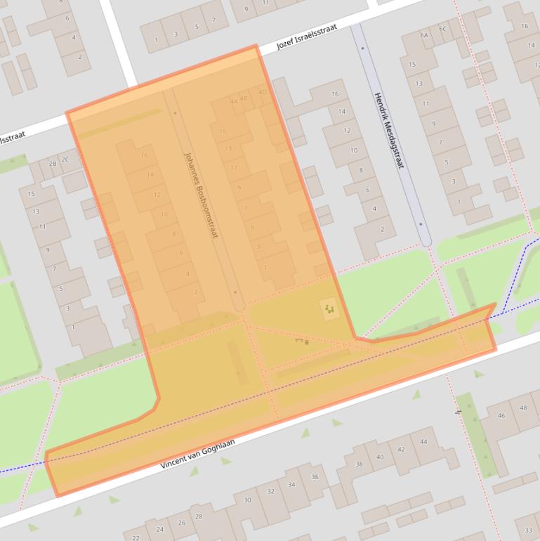 Kaart van postcodegebied 5702VL.