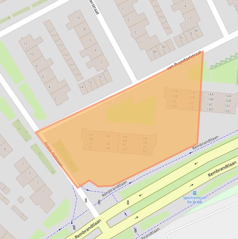 Kaart van postcodegebied 5702VR.