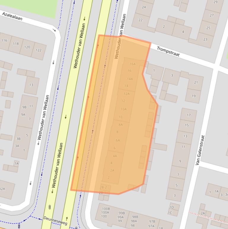 Kaart van postcodegebied 5703CK.
