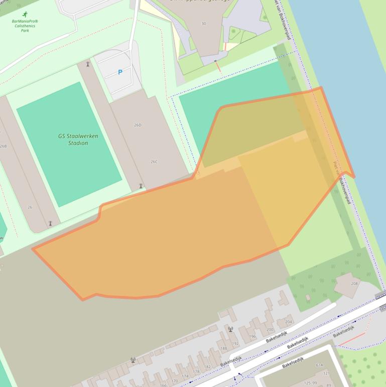 Kaart van postcodegebied 5703DX.