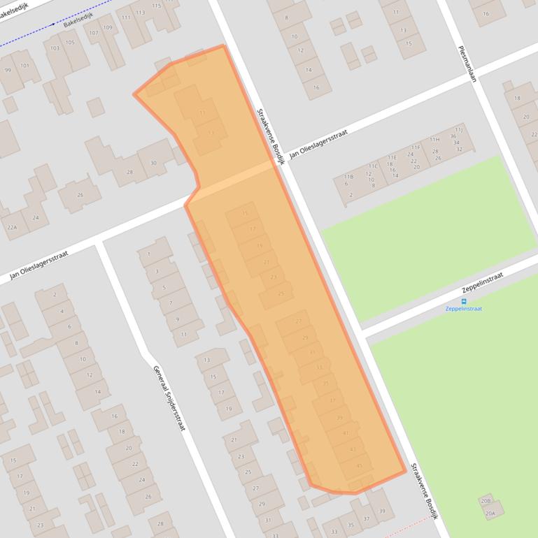 Kaart van postcodegebied 5703GV.