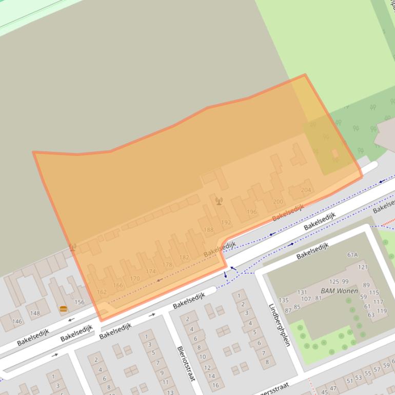 Kaart van postcodegebied 5703JG.