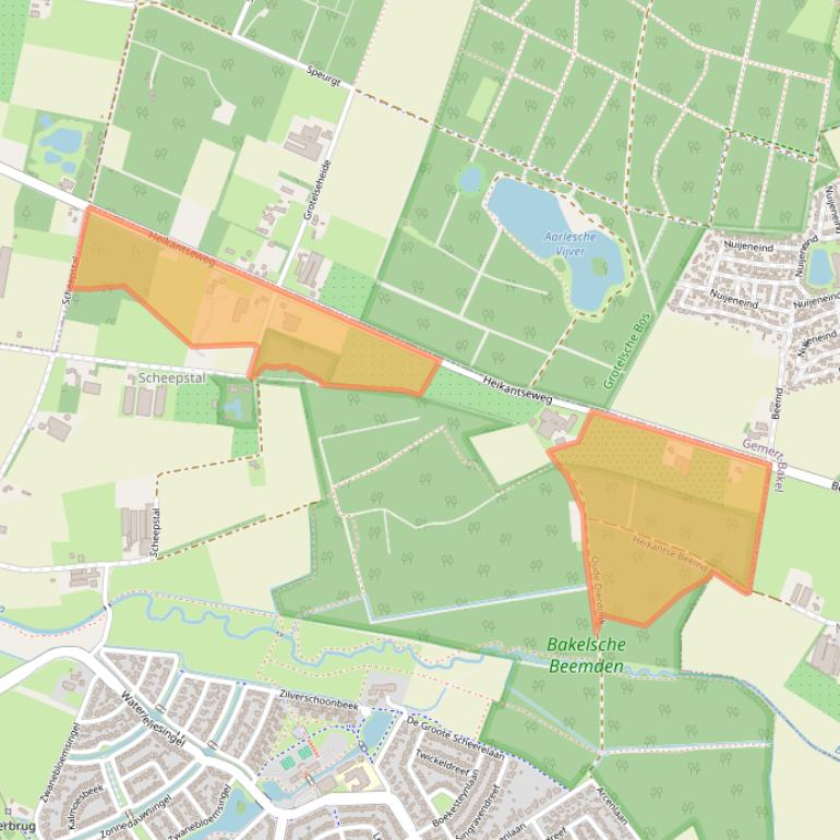 Kaart van postcodegebied 5703JR.