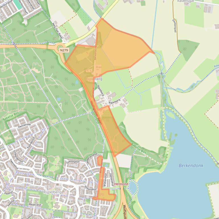 Kaart van postcodegebied 5703KB.