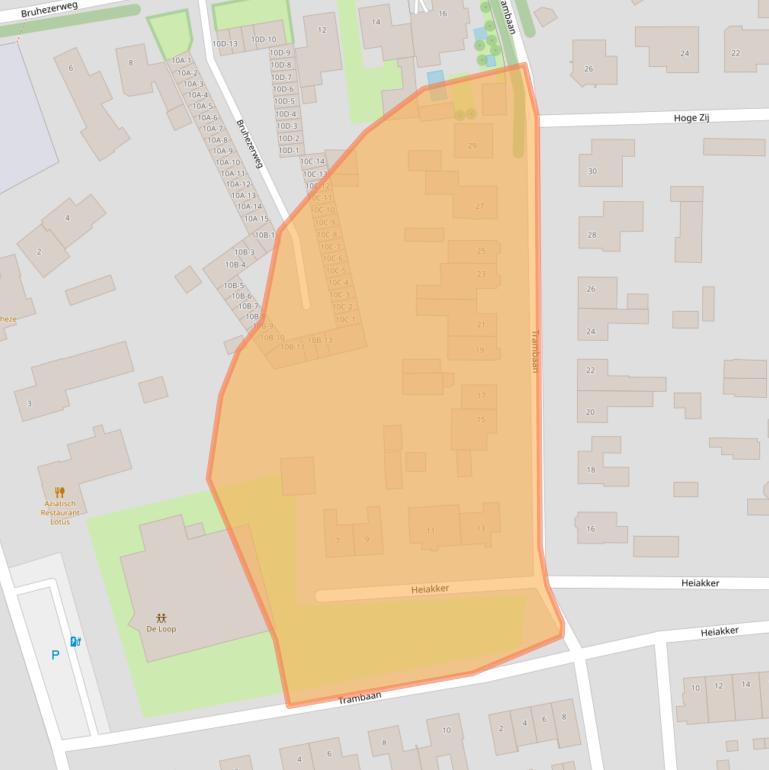 Kaart van postcodegebied 5704CA.