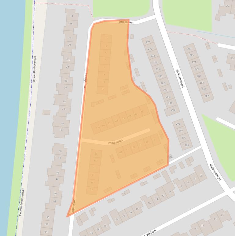 Kaart van postcodegebied 5704DA.