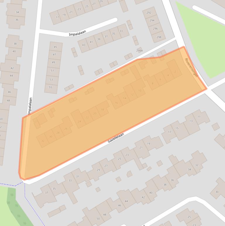 Kaart van postcodegebied 5704DL.