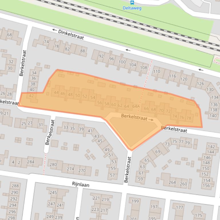 Kaart van postcodegebied 5704GG.