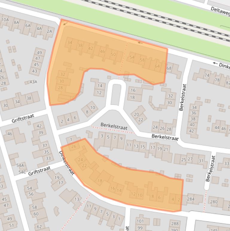 Kaart van postcodegebied 5704GH.