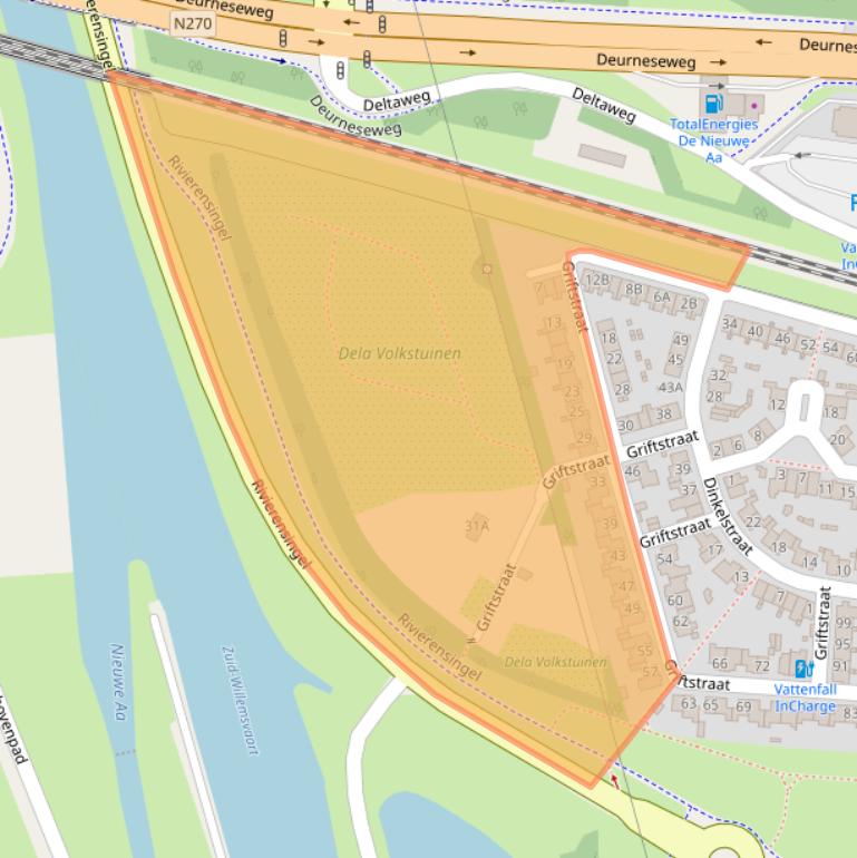 Kaart van postcodegebied 5704GP.